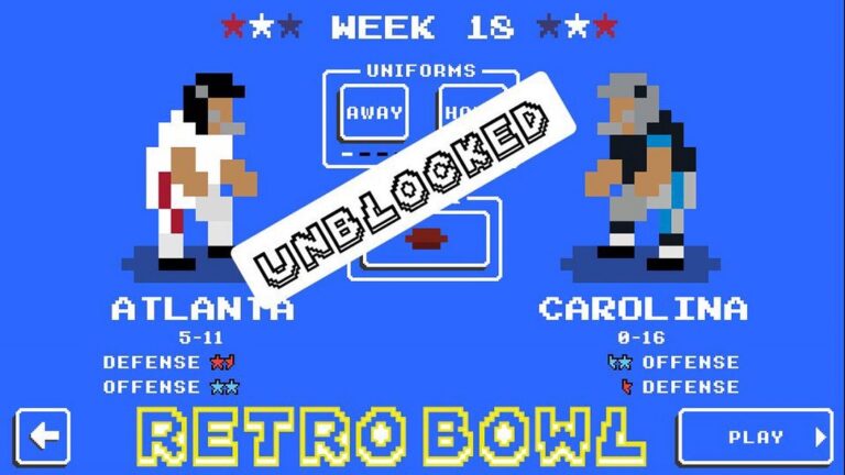 Retro Bowl Unblocked Game